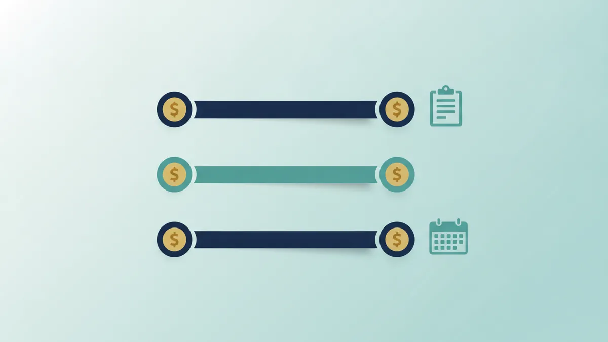 Three bars of different lengths representing audit, local SEO and wider SEO costs