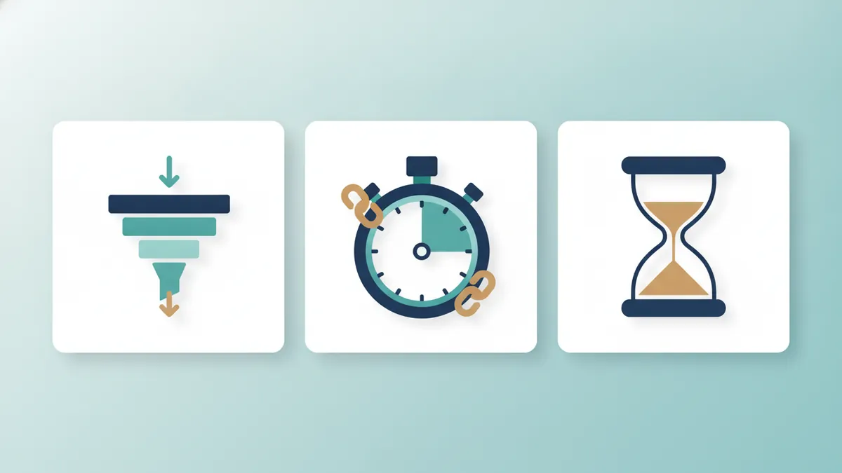 Three CRM metrics: conversion, response time and time per lead