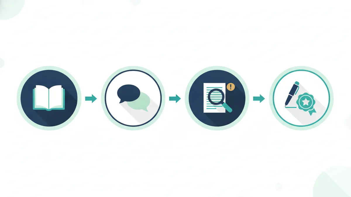 Illustration for What to do before you sign