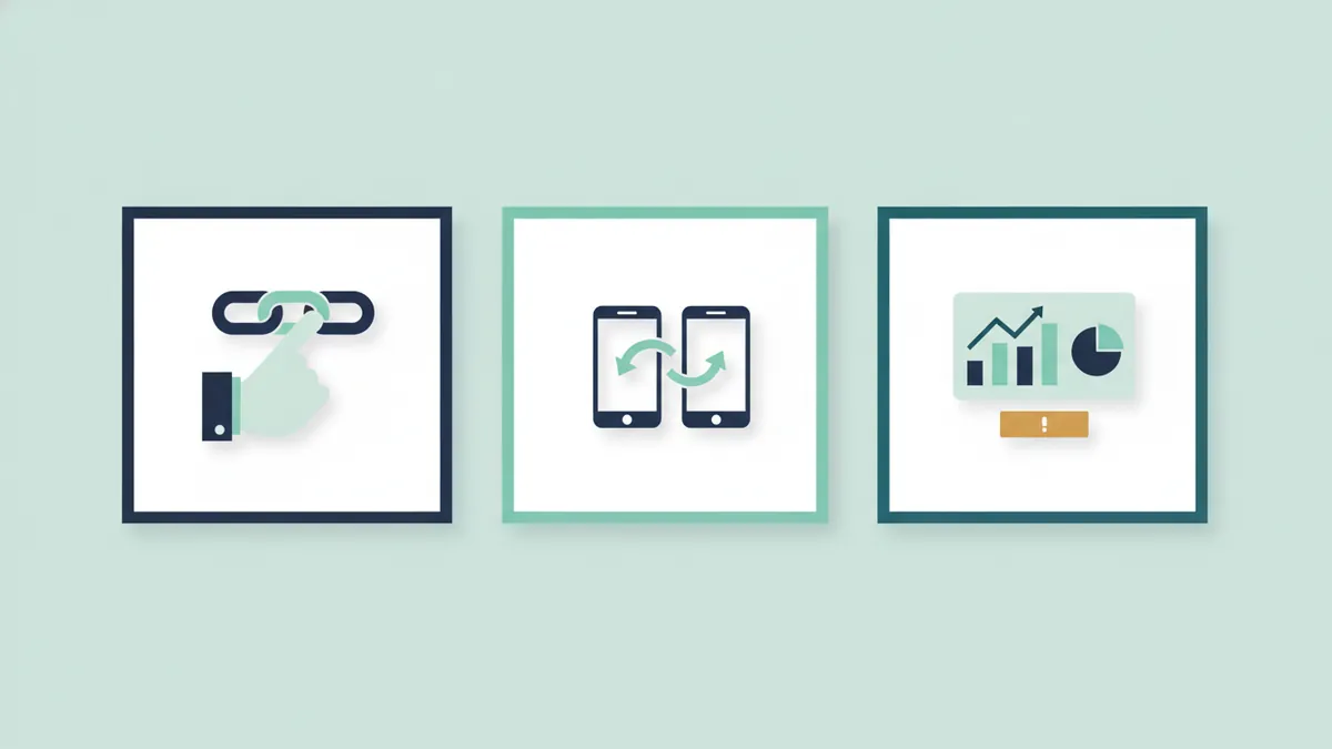 Three call tracking methods: tap link, forwarding number and tracking service