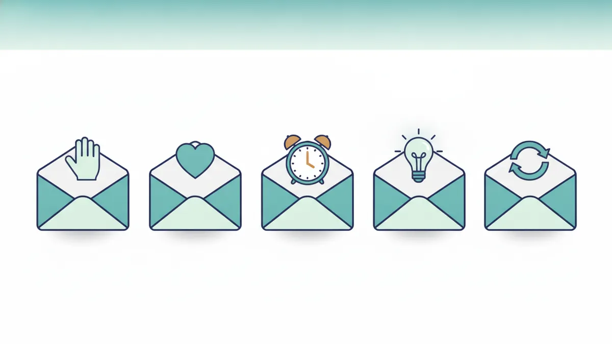 Five email types for a local business