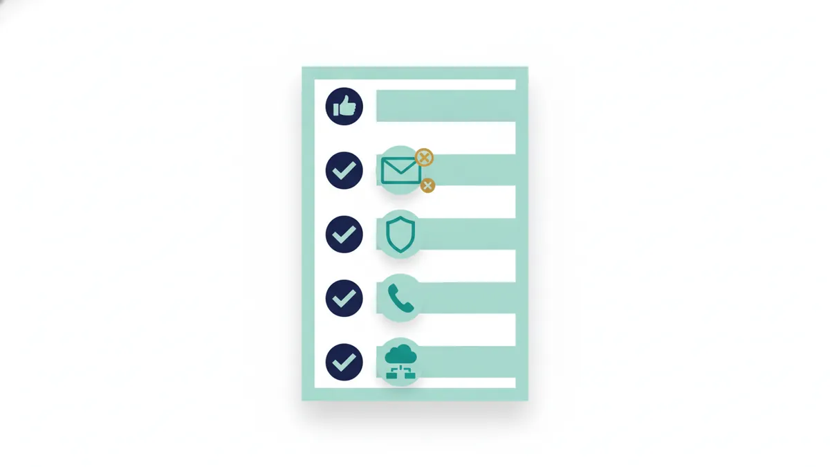 Email set-up checklist