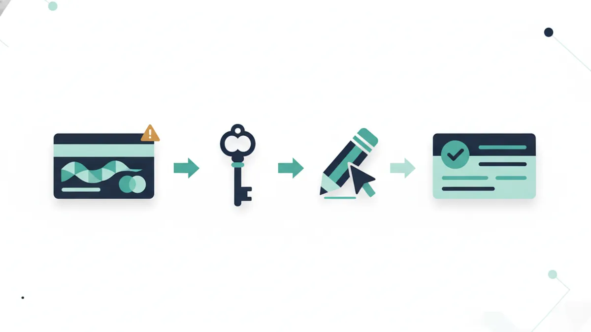 Flow from master details to logging in, editing and ticking a listing