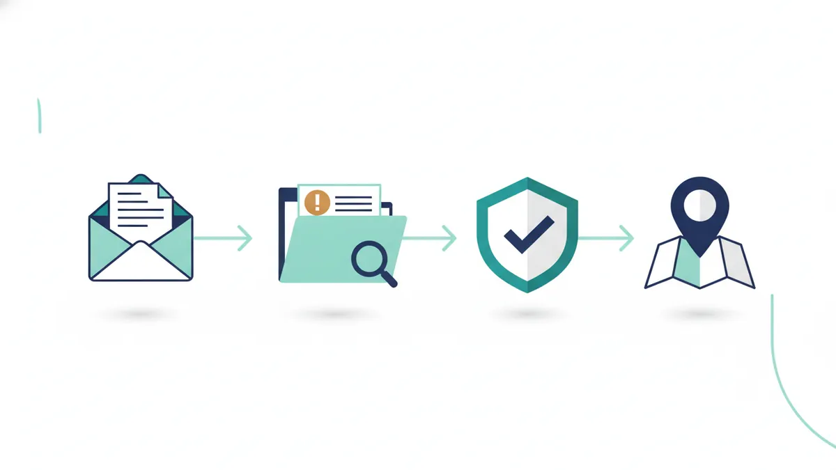 Four-step path from asking to proof to approval to unlocked profile