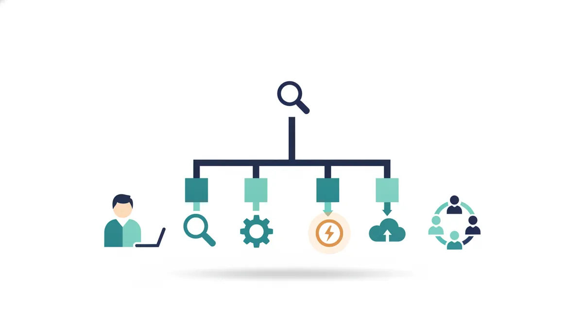 Decision tree ending in DIY, freelancer or agency