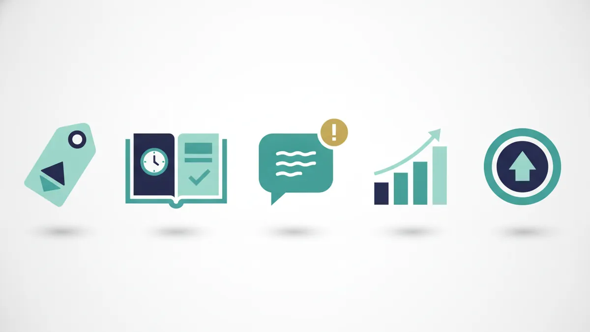 Five ways to measure social media: tagged links, a log, questions, charts and cost