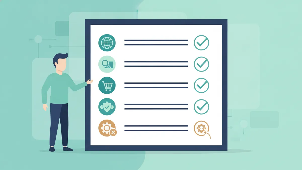 Illustration for Website checklist