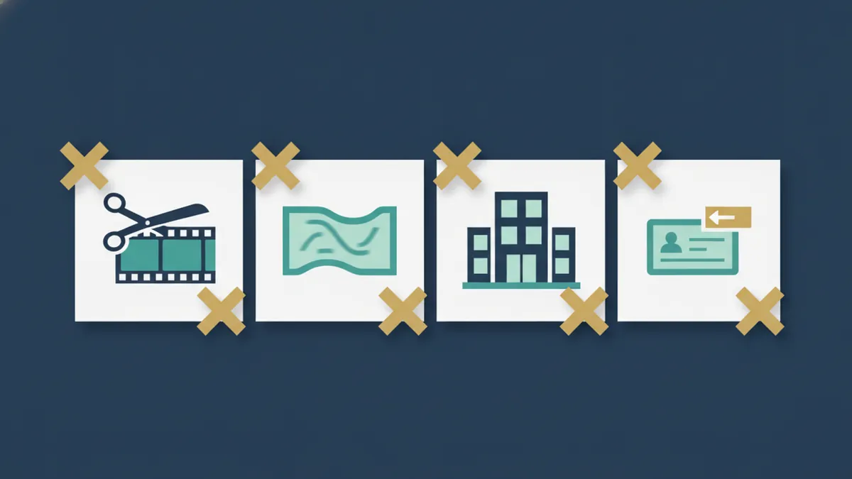 Four common video mistakes: cuts, blur, no signage and mismatched address